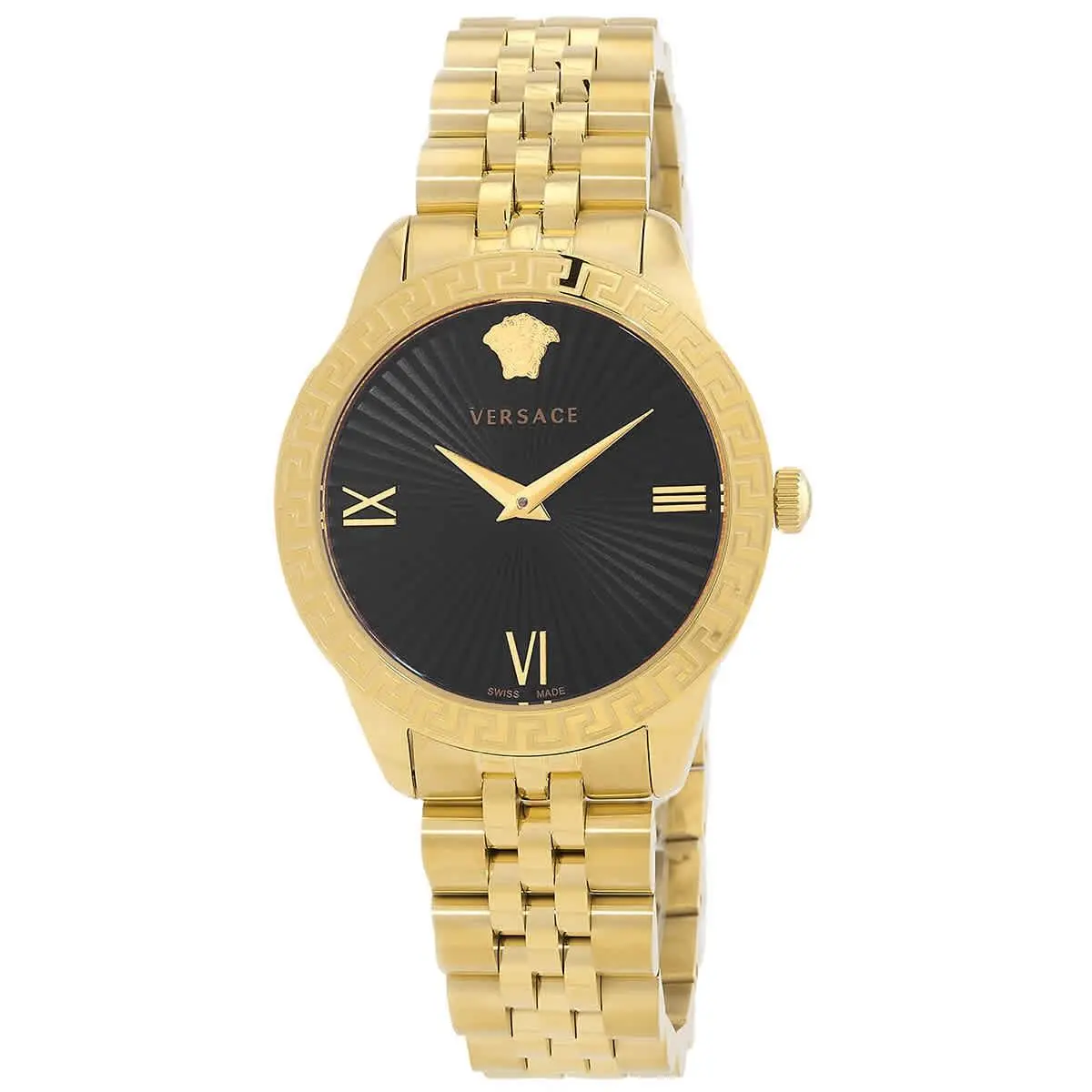 Versace VEVC01121 Greca Signature Black Dial 38 mm Women`s Watch