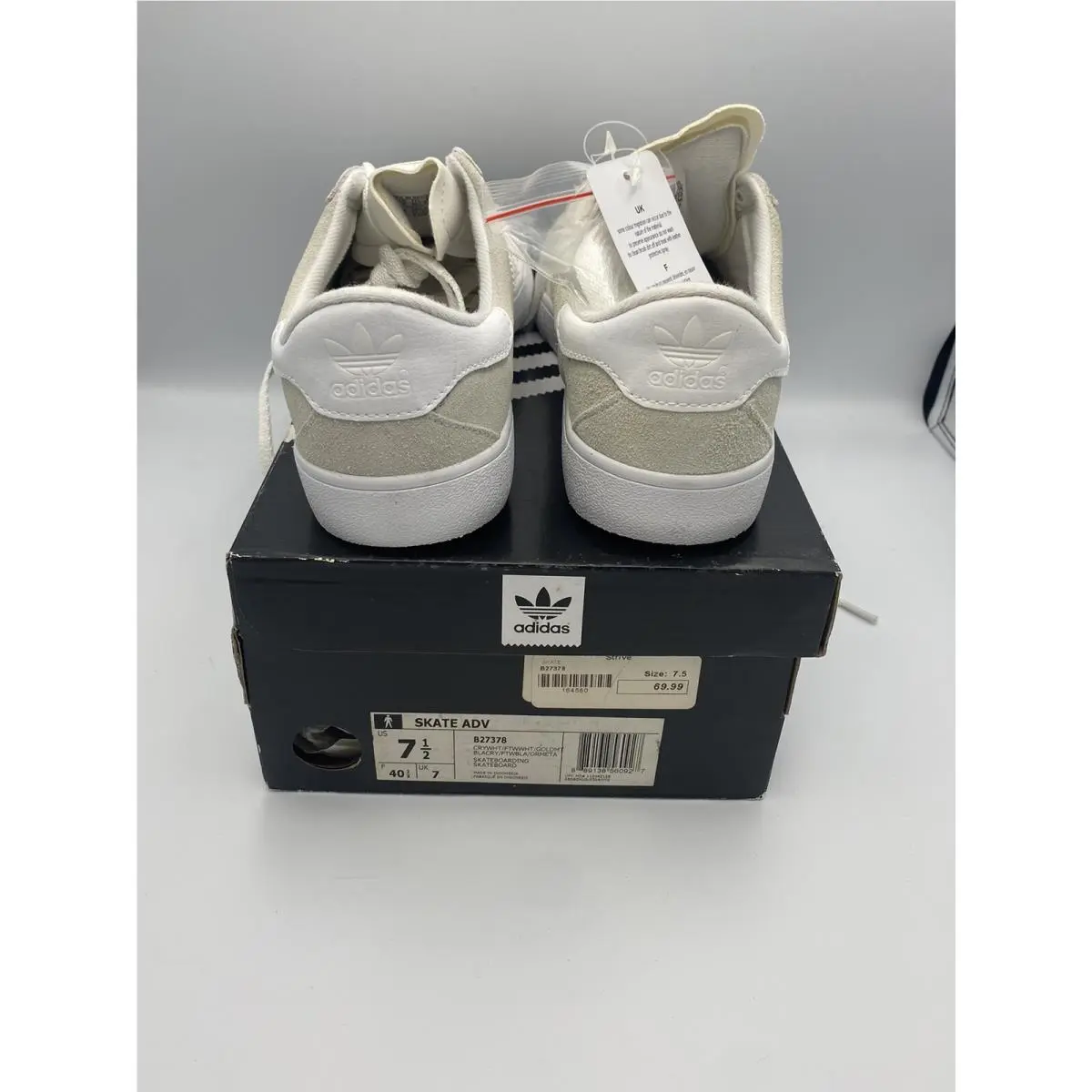 Adidas shoes - Adidas Skate Adv - Skate Adv - White 4