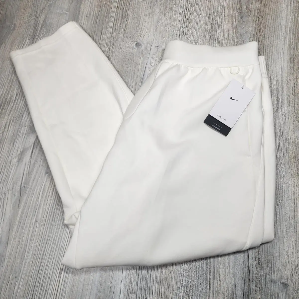 Nike 24.7 Dri-fit Impossiblysoft Fleece Joggers White HQ6970-133 Men`s Size 2XL