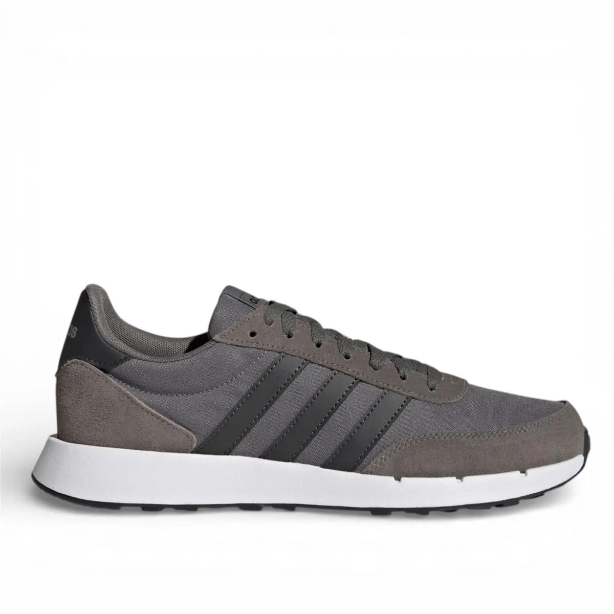 Adidas Run 60s 2.0 Shoes Mens 11.5 Grey Four Carbon Running Sneaker GX1740
