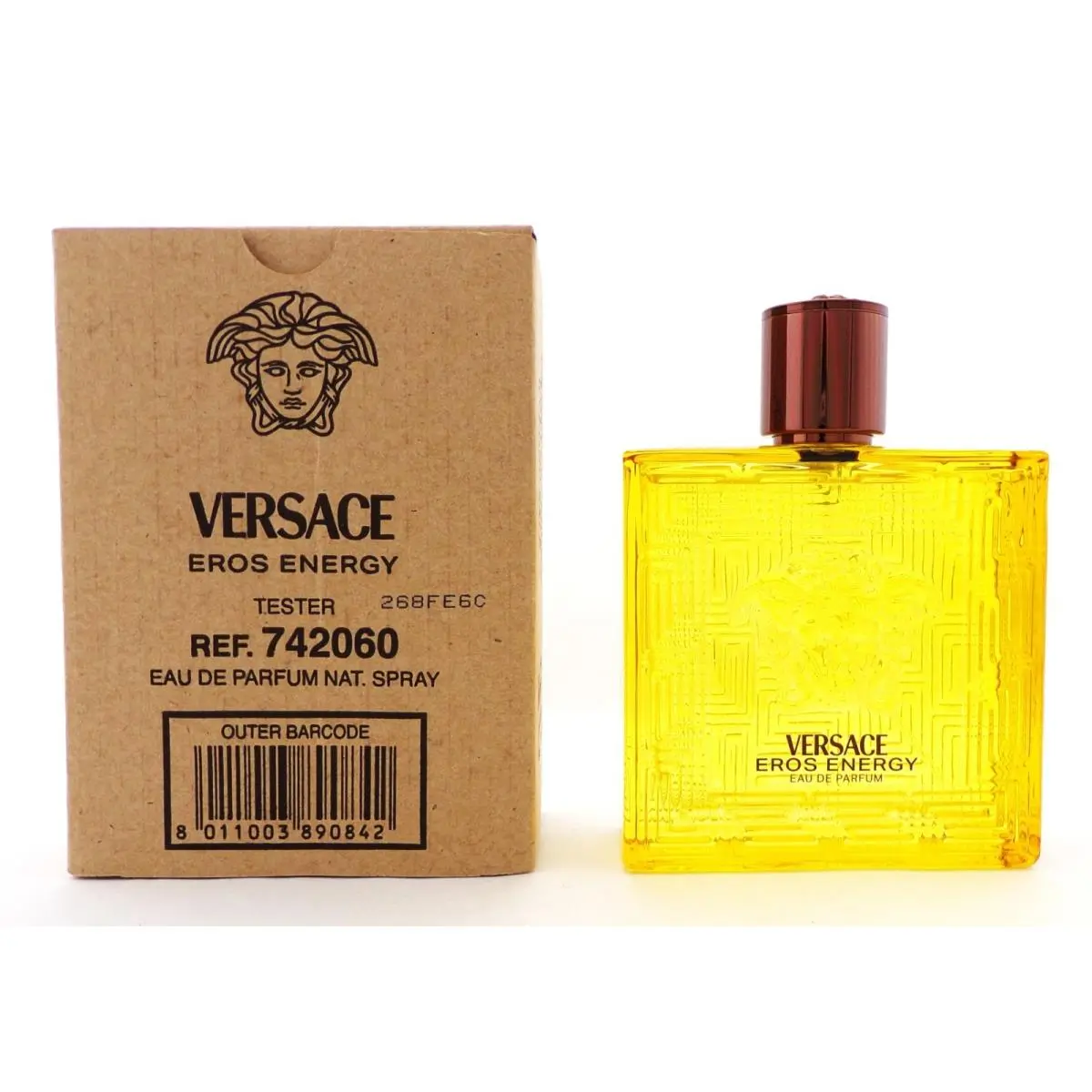 Eros Energy Pour Homme 100 ml./3.4 Oz. Edp Spray Tester by Versace
