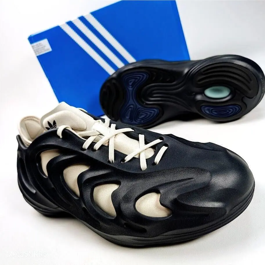 Adidas US 12 Men`s Dark Blue Tan Adiplus Foam Comfort Rare Adifom Q HQ4324