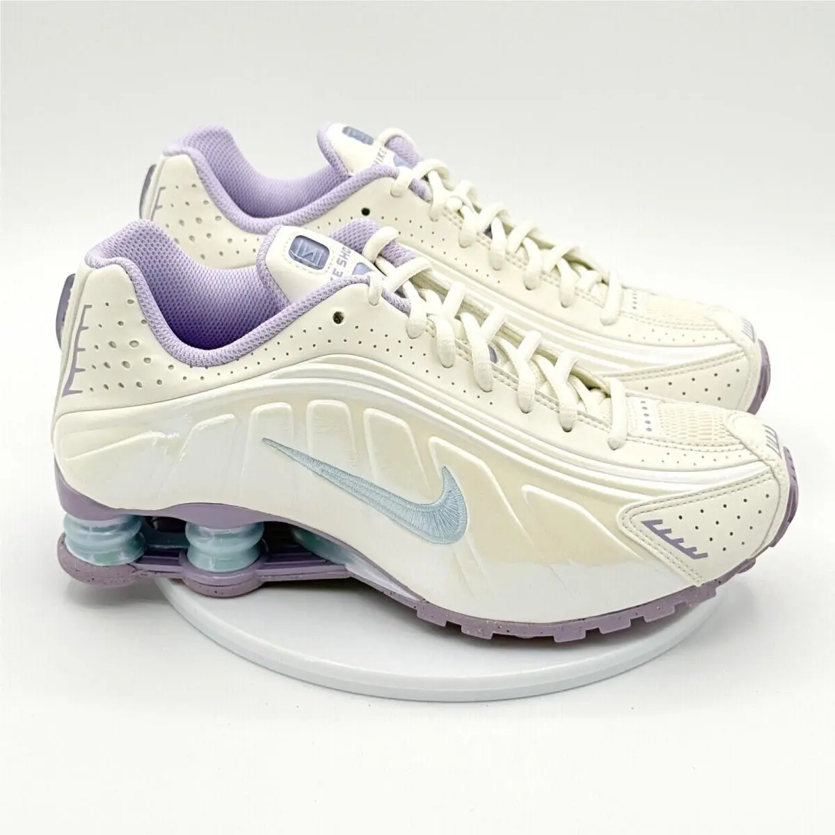 Nike Shox R4 GS Size 7 Soft Pearl/celestine Blue IH4050-001