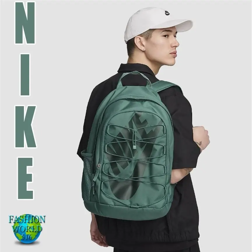 Nike Sportswear Hayward Backpack Laptop School Bag Vintage Green/black DV1296
