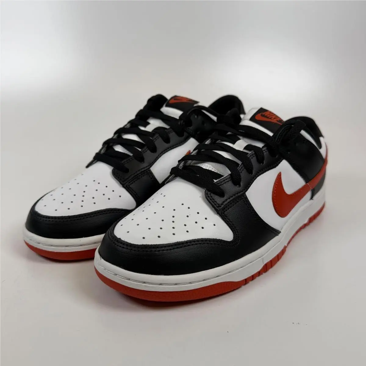 Nike Dunk Low Retro Dragon Red White Black DV0833-108 Mens Sneaker Size 10.5