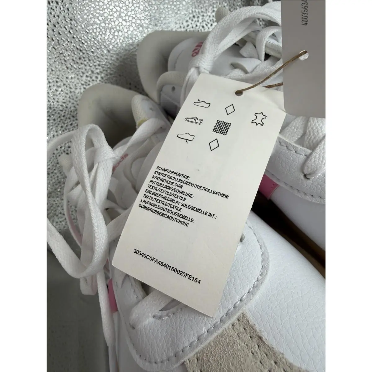 Adidas shoes - adidas VL Court 3.0 K - IH3483 - Cloud White / Bliss Pink / Alumina (UPC: 197609860217) 3