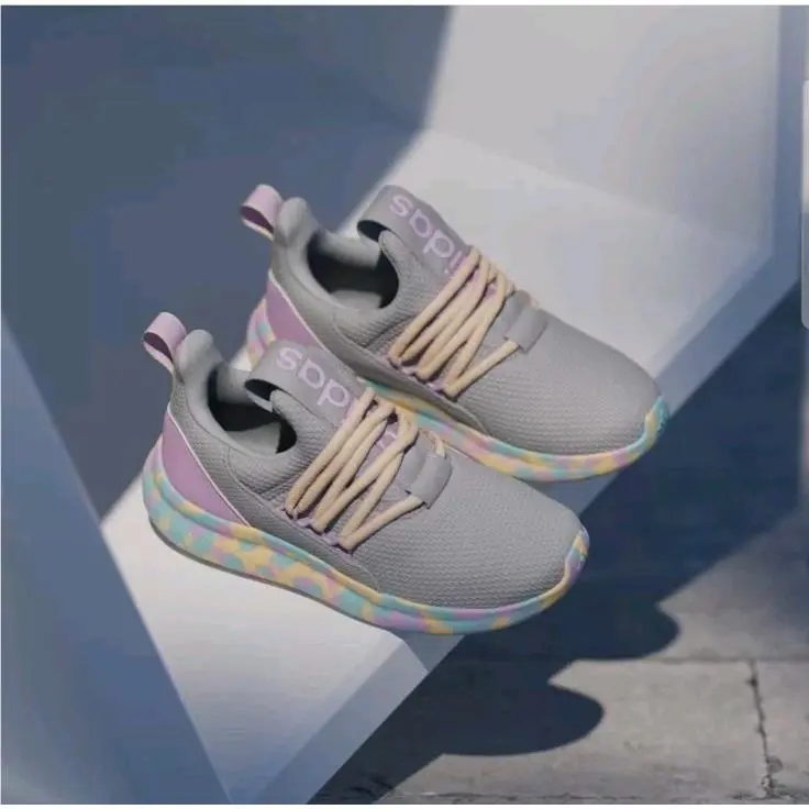 Adidas shoes - adidas Lite Racer Adapt 7.0 K - KI9256 - Gray, Pink, Yellow, Blue 2