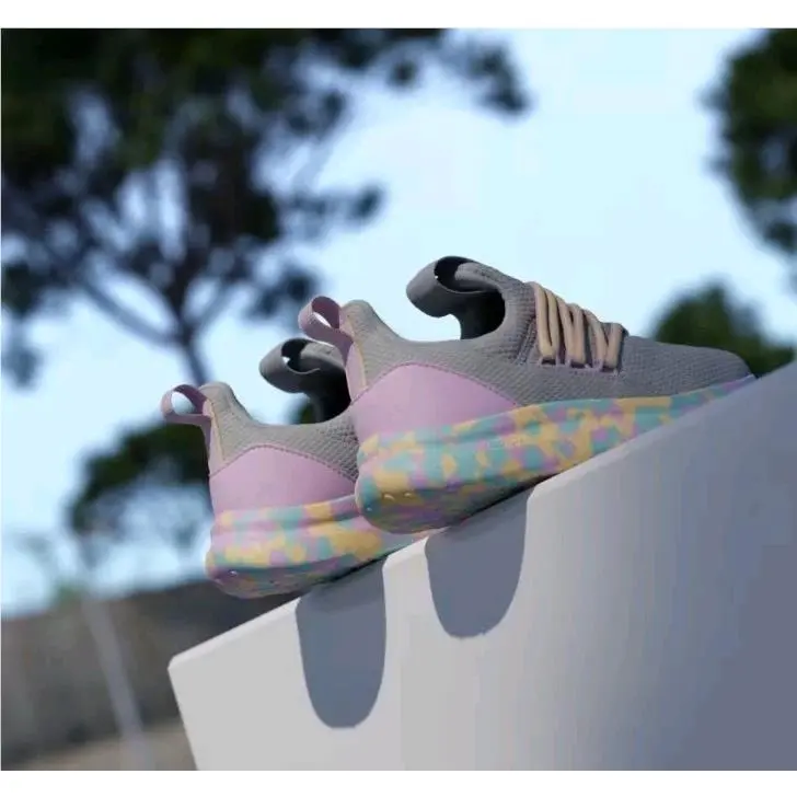 Adidas shoes - adidas Lite Racer Adapt 7.0 K - KI9256 - Gray, Pink, Yellow, Blue 4