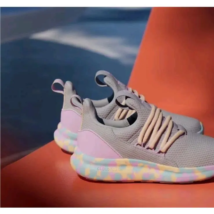 Adidas shoes - adidas Lite Racer Adapt 7.0 K - KI9256 - Gray, Pink, Yellow, Blue 5