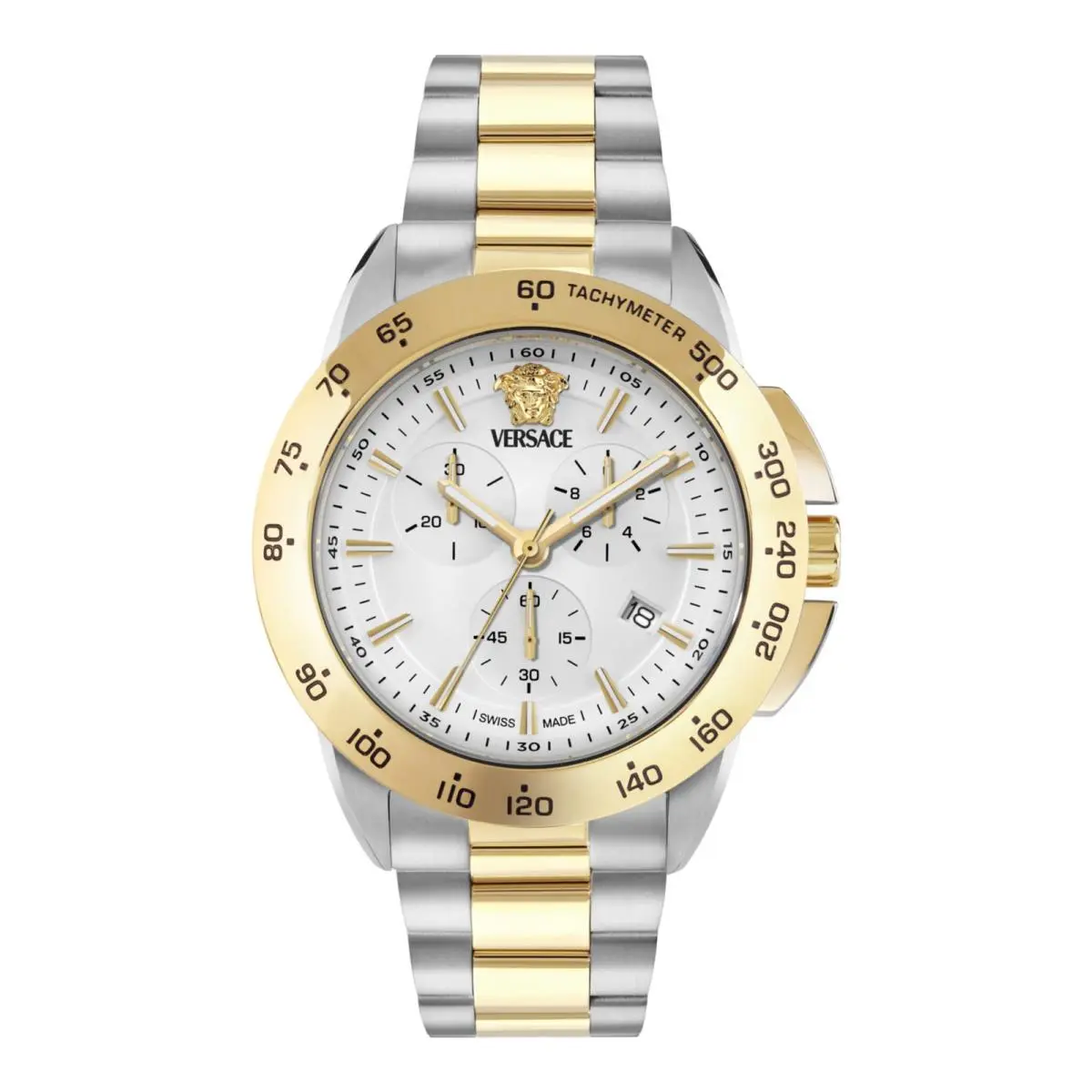 V-sport Chrono Men’s Watch Swiss Made Luxury Designer Chronograph by Versace
