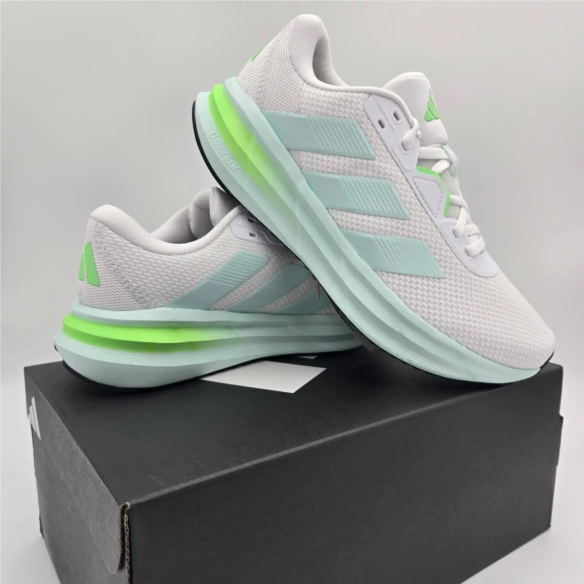 Adidas Galaxy 7 W Womens Running Shoes White Halo Mint JQ2610 Size 8