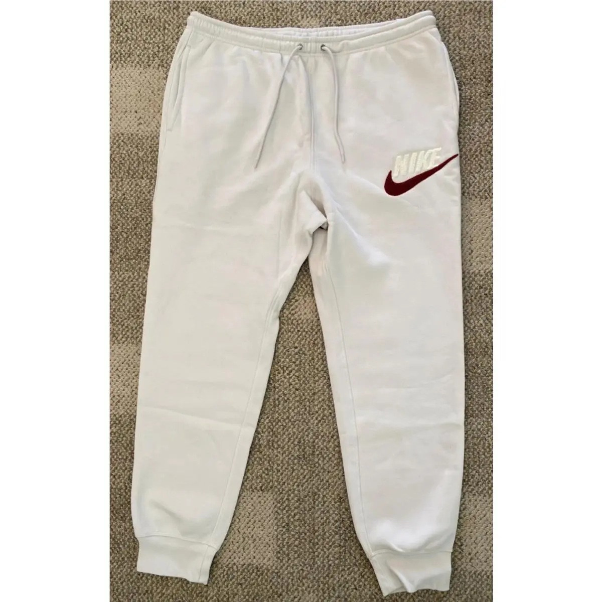 Nike Club Futura Logo Standard Fit Pants Light Orewood FN3094-104 Men`s Size 3XL