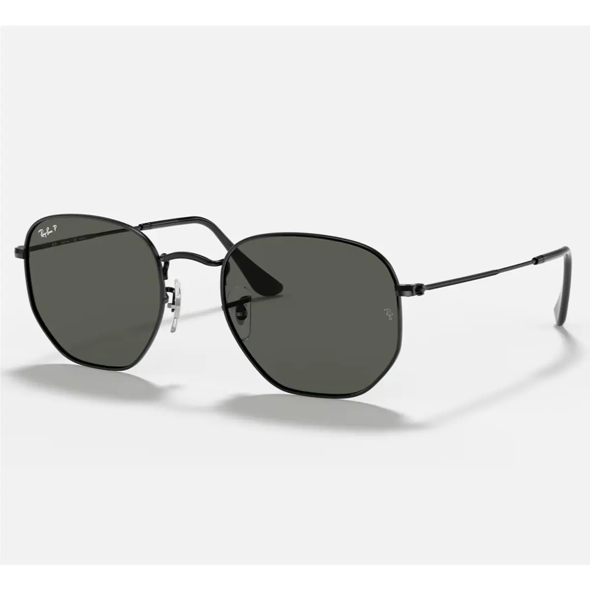 Ray-ban RB3548N 002/58 54mm Hexagonal Black G-15 Green Polarized