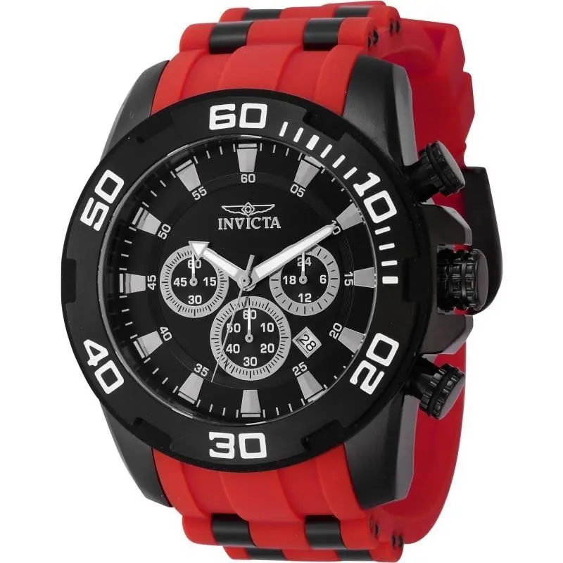 Invicta Women`s 44546 Pro Diver Quartz VD53 Black Dial Watch