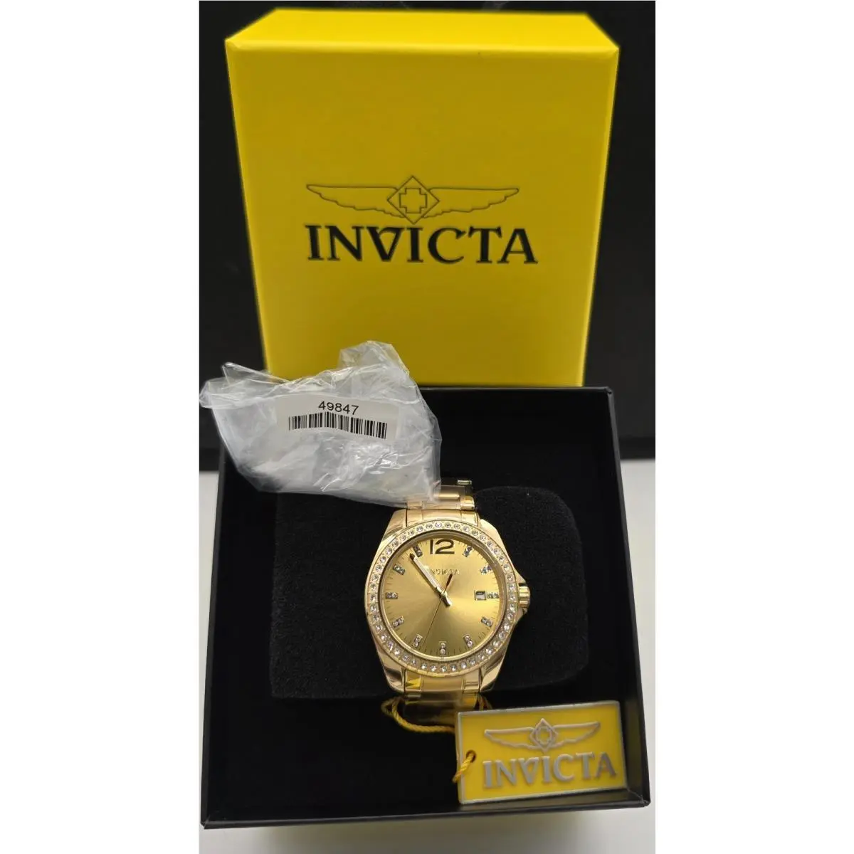 Invicta Angel Unisex Watch - 38mm Gold 49847 0359