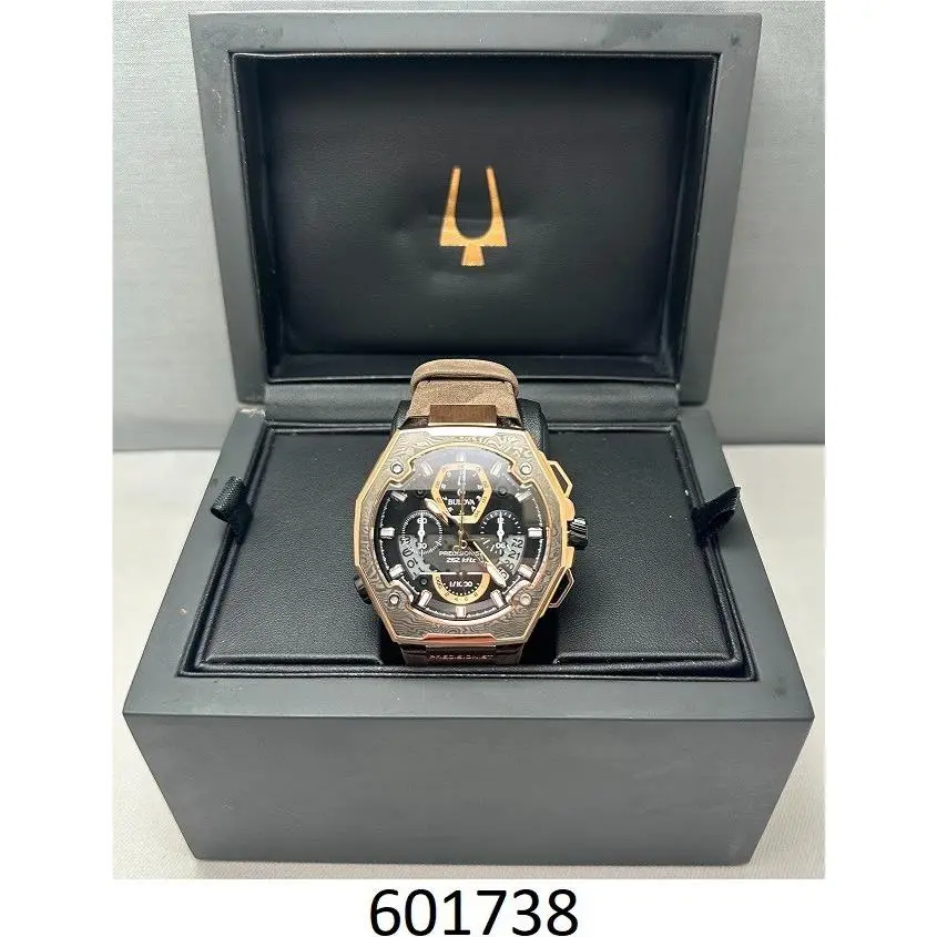 Precisionist X Men`s Black Watch - 98B356 by Bulova