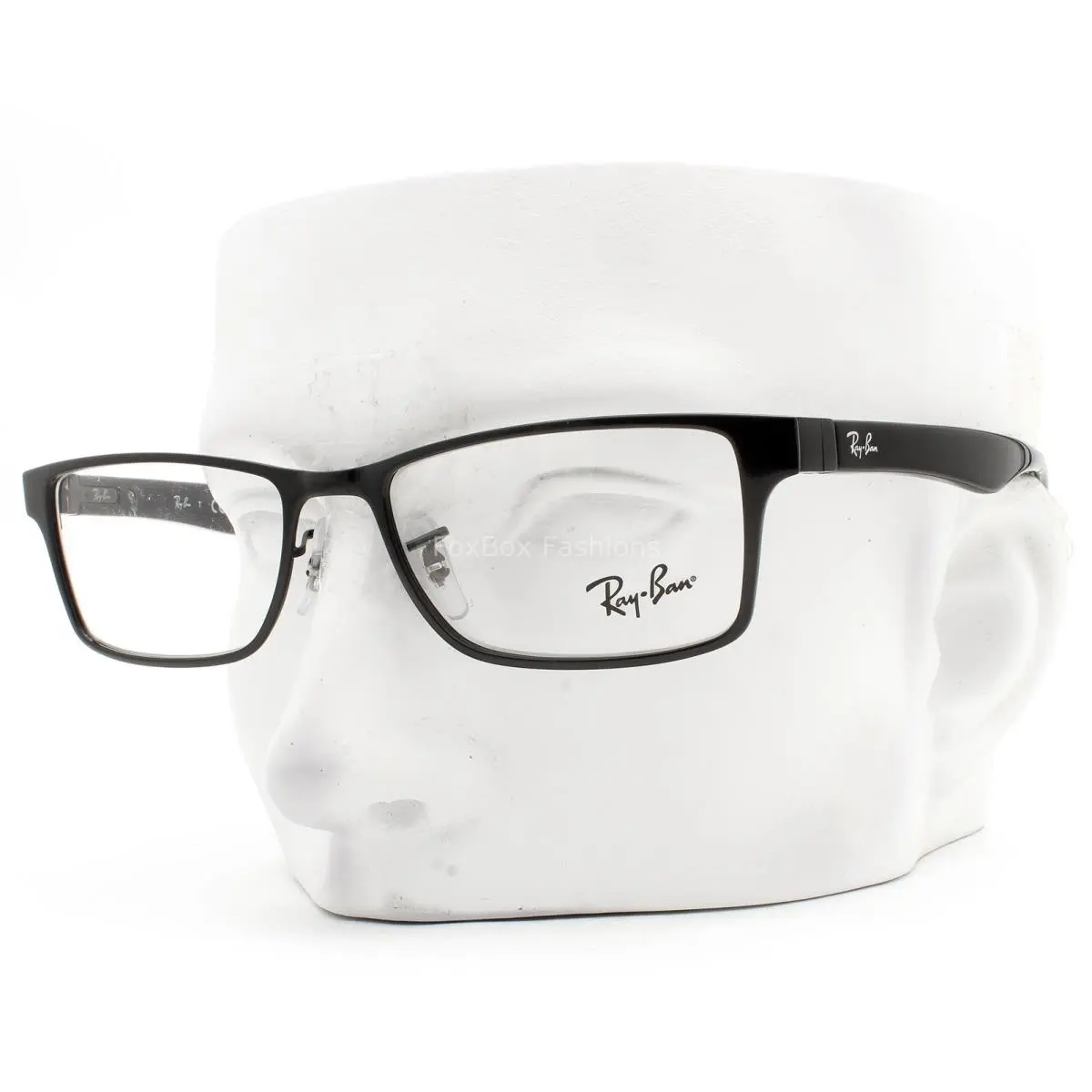 Ray-ban Eyeglasses Glasses RB6238 2509 Shiny Black Metal 53mm with Case