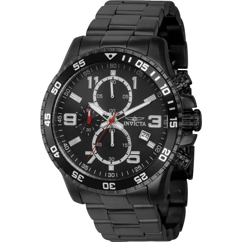 Invicta Men`s 36985 Specialty Quartz Multifunction Black Dial Watch
