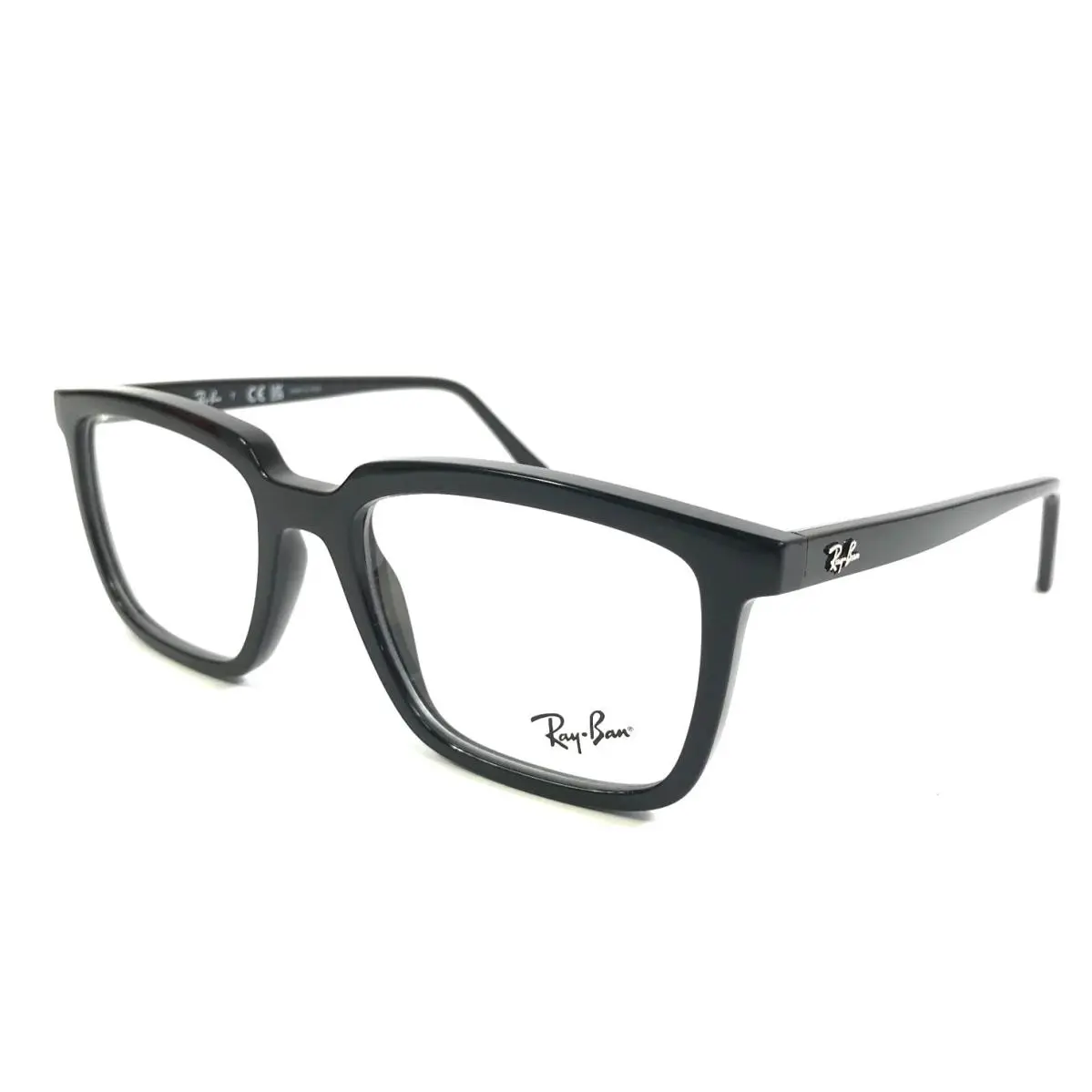 Ray-ban Eyeglasses Frames RB7239 Alain 2000 Shiny Black Rectangle 54-18-145