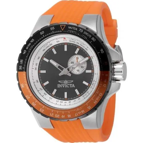 Invicta Men`s 49721 Aviator Quartz VD72 Gunmetal Dial Watch