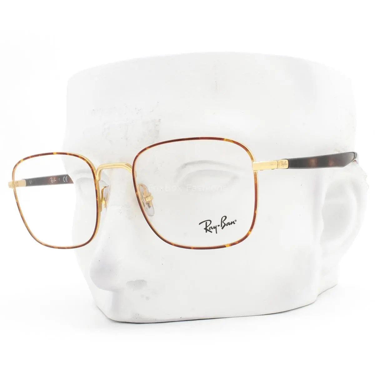 Ray-ban Eyeglasses Glasses RB 6469 2945 Shiny Brown Havana Gold 50mm with Case