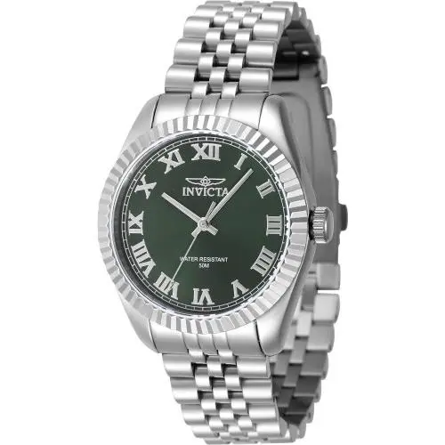Invicta Women`s 47410 Specialty Quartz 3 Hand Green Dial Watch