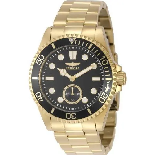 Invicta Men`s 49429 Pro Diver Quartz VD78 Black Dial Watch