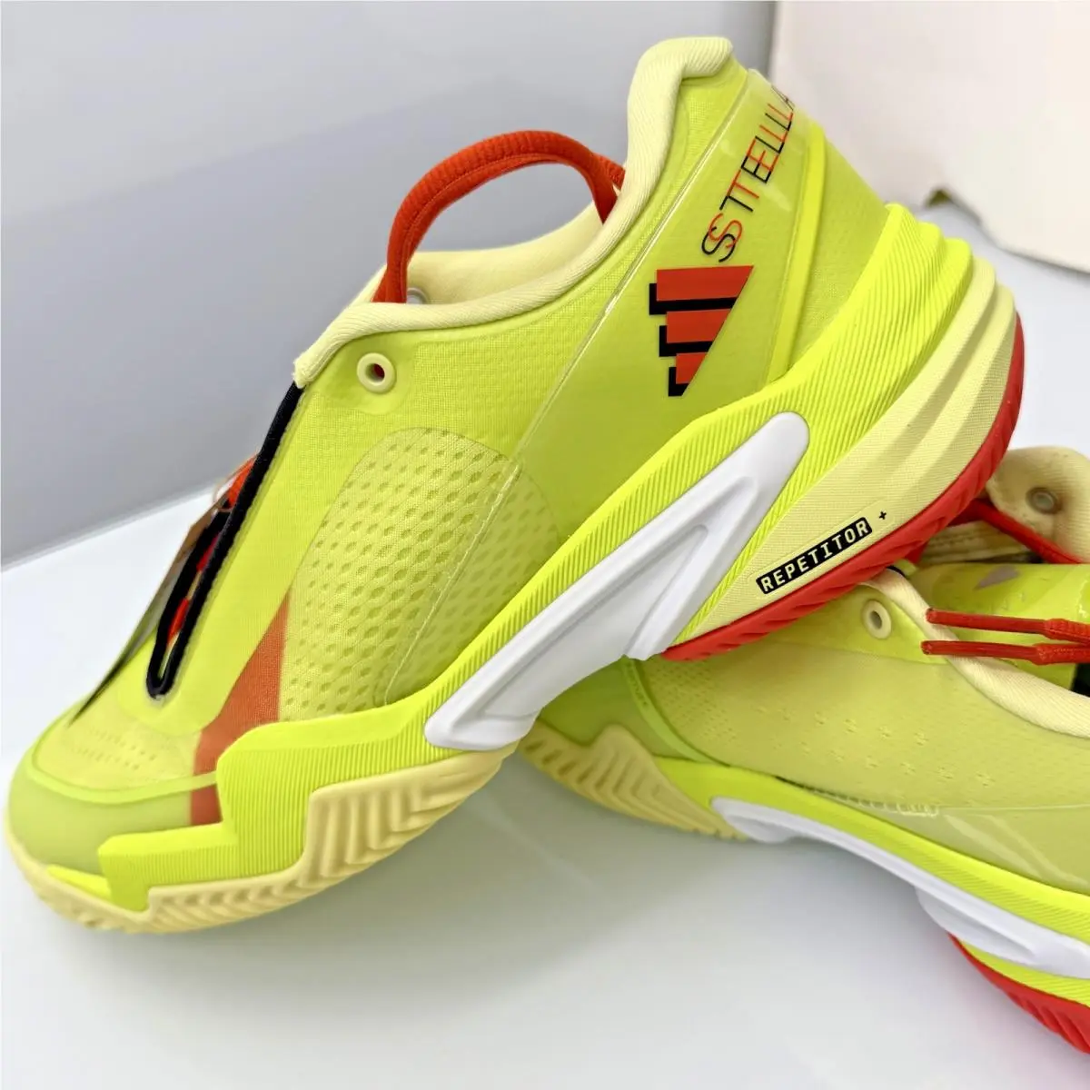 Adidas shoes - adidas Barricade - Barricade - JR3283 - Bahia Glow and Ice Yellow (UPC: 197621002114) 7