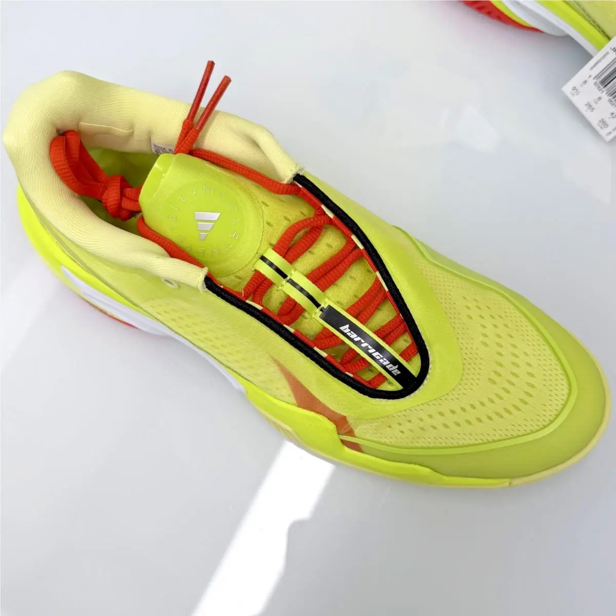 Adidas shoes - adidas Barricade - Barricade - JR3283 - Bahia Glow and Ice Yellow (UPC: 197621002114) 10