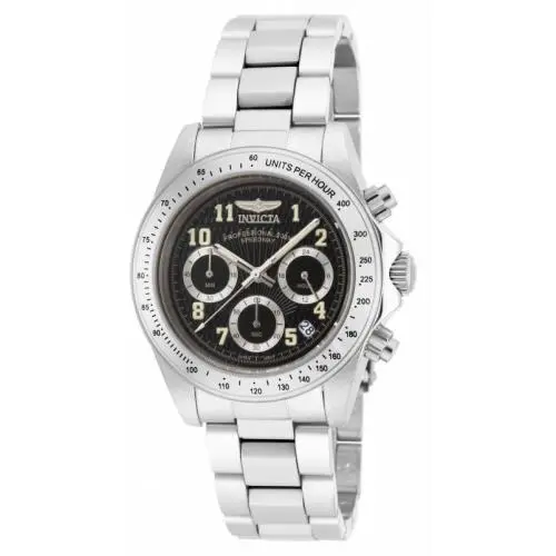 Invicta Men`s 17025 Speedway Quartz Chronograph Black Dial Watch