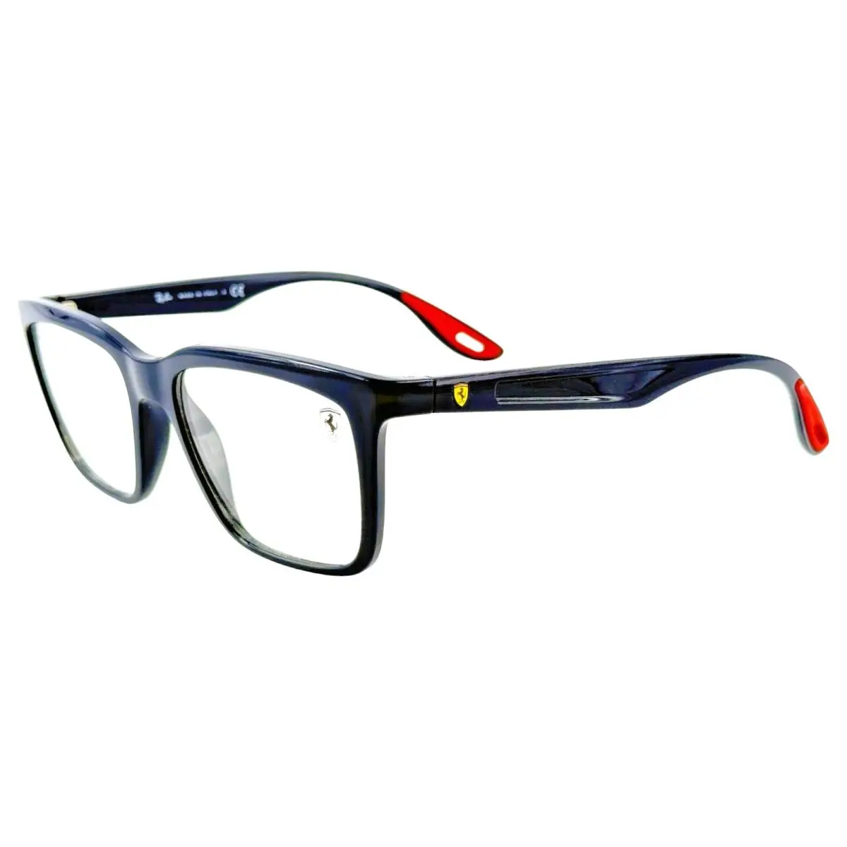 Ray Ban Ferrari RB7192M Mens Plastic Eyeglass Frame F621 Glossy Blue 53-18
