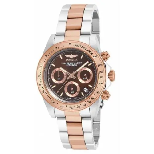 Invicta Men`s 17029 Speedway Quartz Chronograph Brown Dial Watch