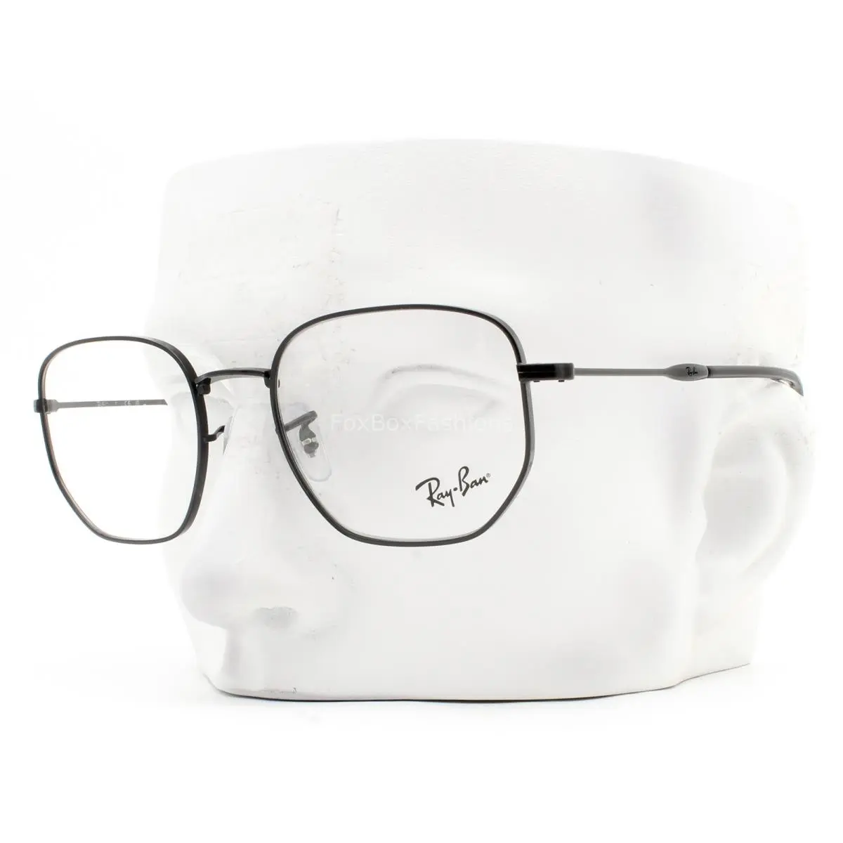 Ray-ban Eyeglasses Glasses RB 6496 2509 Shiny Black Metal 53mm with Case