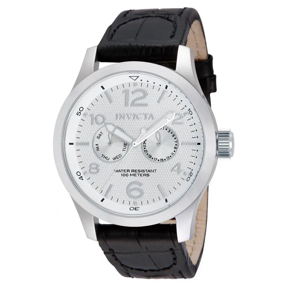 Invicta Men`s 13008 I-force Quartz Multifunction Silver Dial Watch