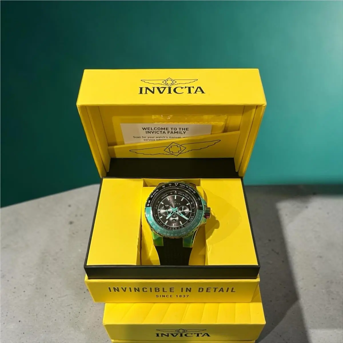 Invicta Men`s Aviator Watch 50MM Face 100 Meters Water Resistant