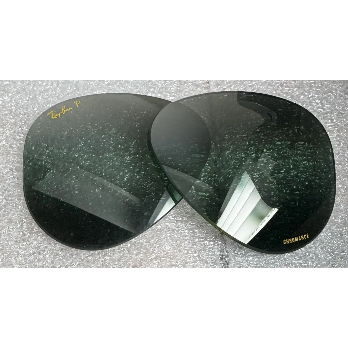 Ray Ban RB3025 Chromance Polarized Green Grad Mirror Replacement Lenses 55-14mm