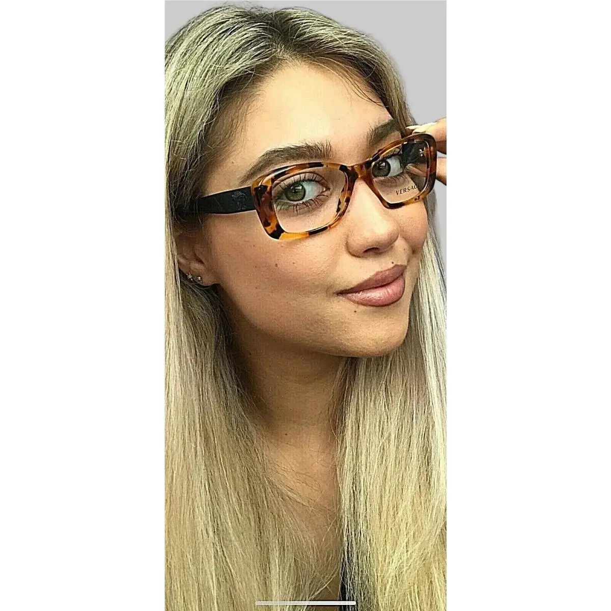 Versace Women`s Eyeglasses Frame Italy Mod. 2832 602 Tortoise 52mm