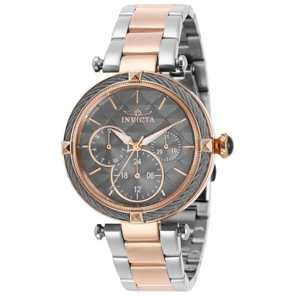 Women`s 28963 Bolt Quartz 3 Hand Gunmetal Dial Watch by Invicta