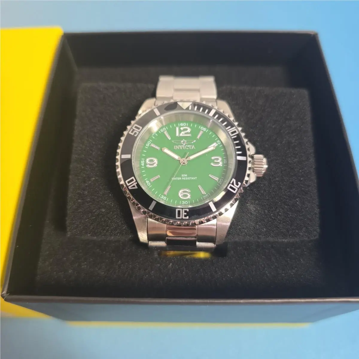 Invicta Specialty Men`s Watch 40mm-Steel 49346 Diver Style Green Face S/s