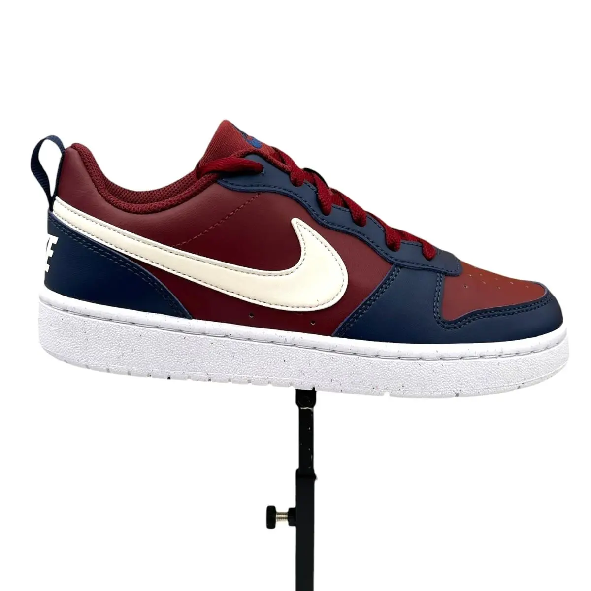 Nike Court Borough Low Youth Big Boys Slip-on Sneakers Size 6 Dark Team Red Blue