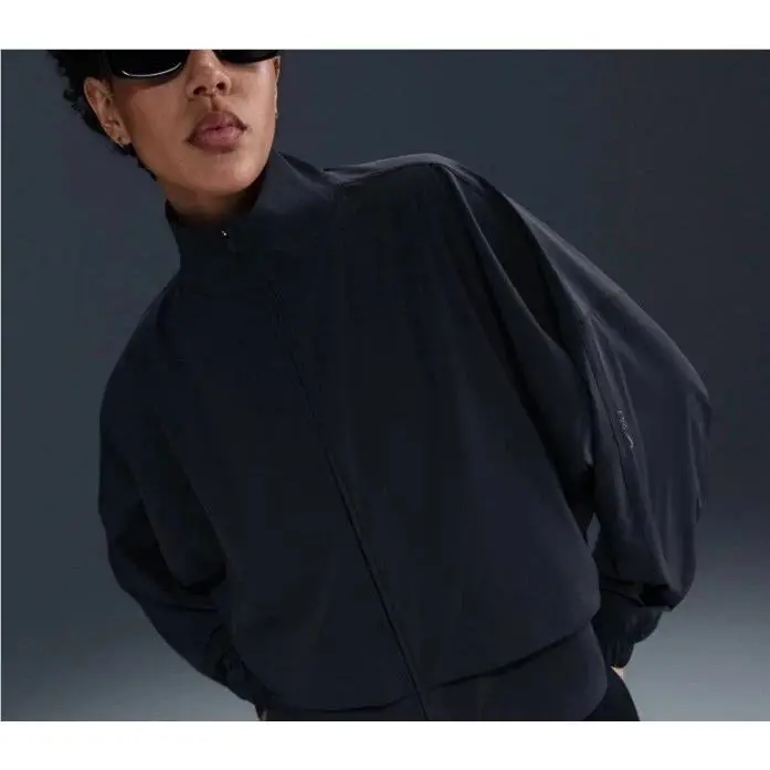 Nike Women`s 24.7 Perfectstretch Dri-fit Woven Jacket XL Black Style HJ0963