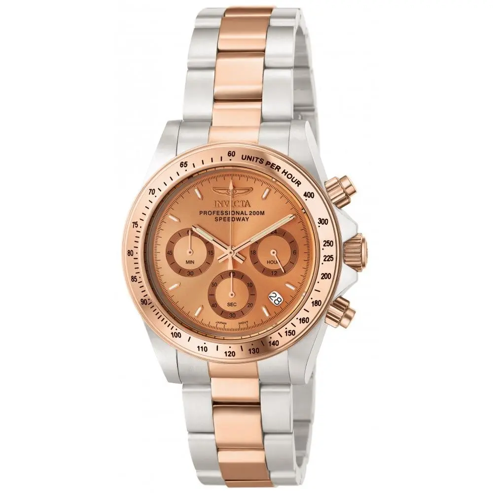 Invicta Men`s 6933 Speedway Quartz Chronograph Copper Dial Watch