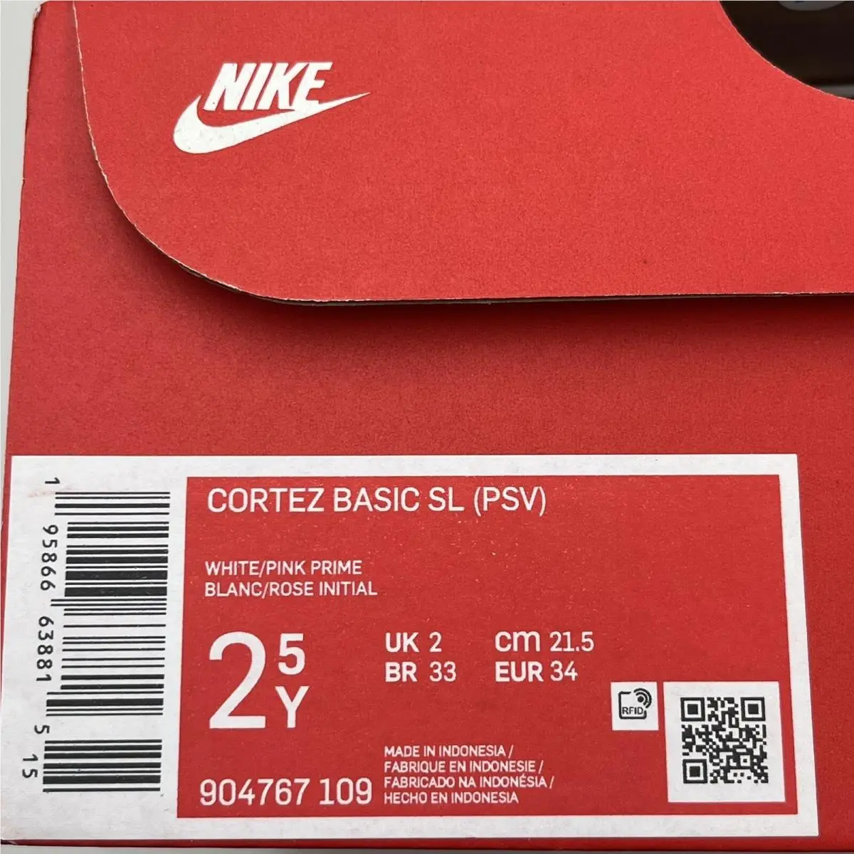 Nike shoes - Nike Cortez - Cortez - White/Pink (UPC: 195866638815) 9