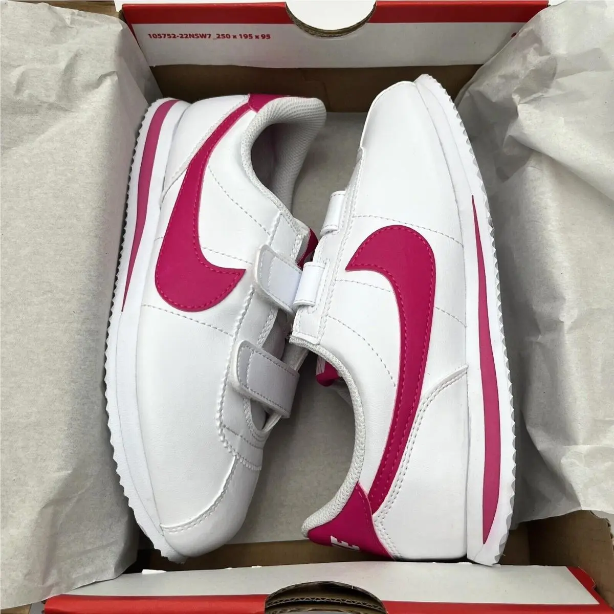 Nike shoes - Nike Cortez - Cortez - White/Pink (UPC: 195866638815) 0