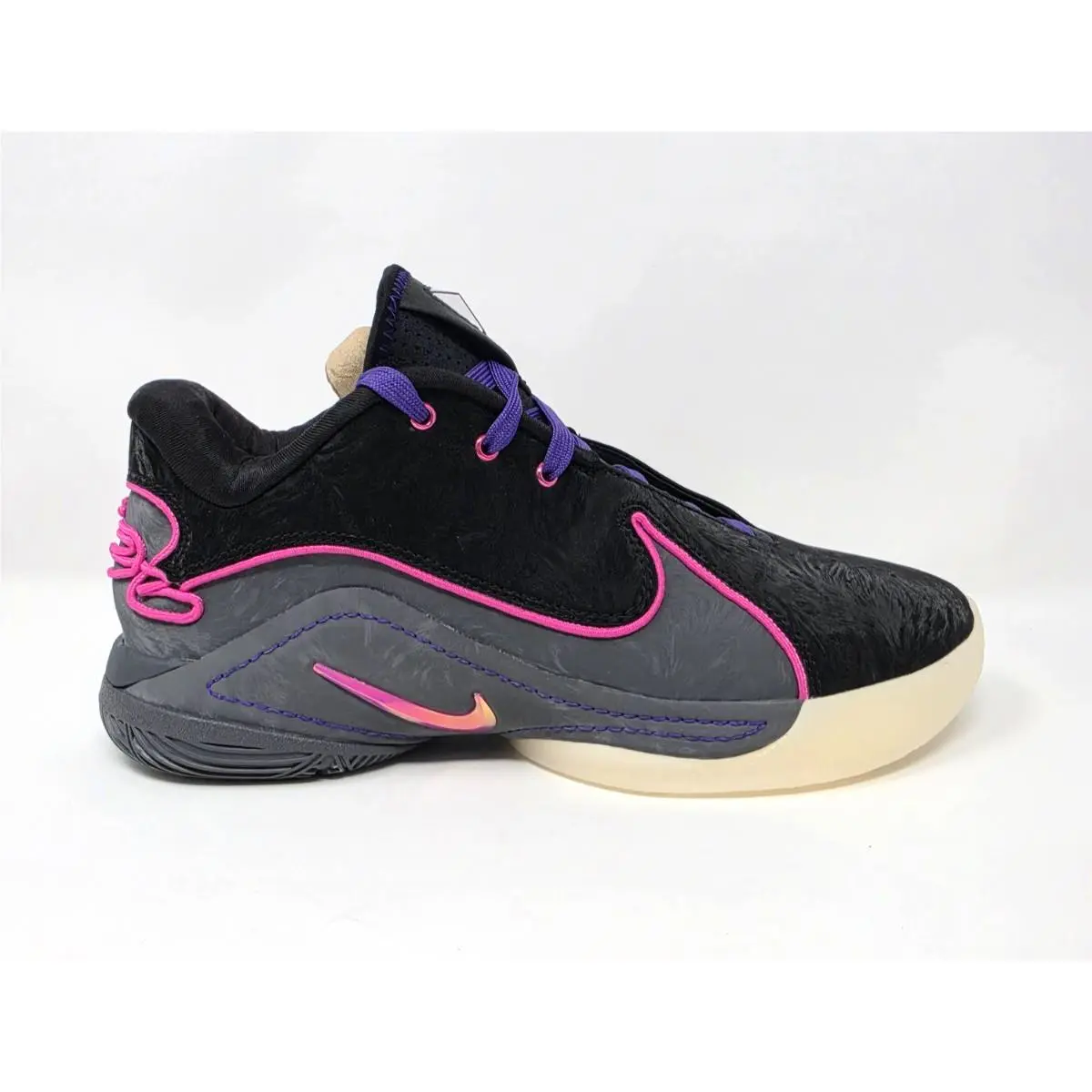 Nike shoes - Nike LeBron - LeBron - BLACK/LASER FUCHSIA-DARK GREY 4