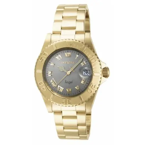Invicta Women`s 14366 Angel Quartz 3 Hand Light Grey Dial Watch