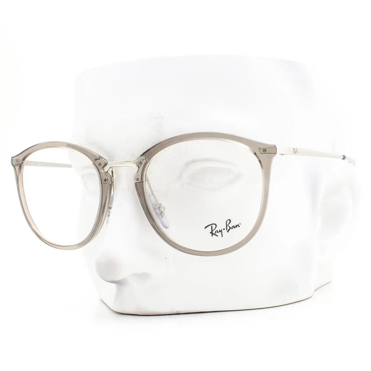 Ray-ban Eyeglasses RB 7140 8125 Glasses Crystal Gray on Silver 51mm with Case