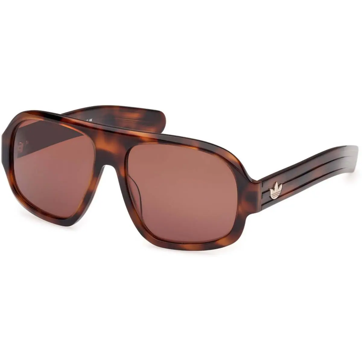 Adidas Unisex Sunglasses Dark Havana Acetate Pilot Full Rim Frame OR0125 5952E