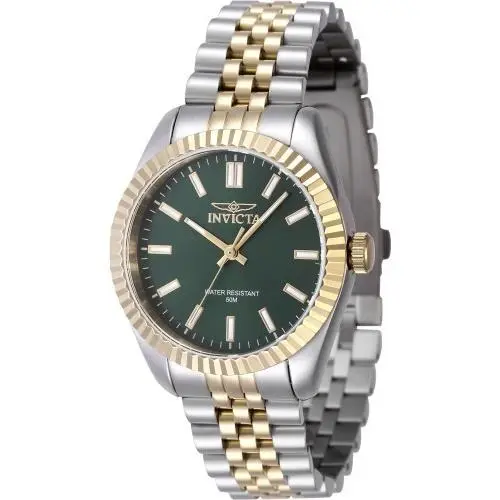 Invicta Women`s 47501 Specialty Quartz 3 Hand Green Dial Watch