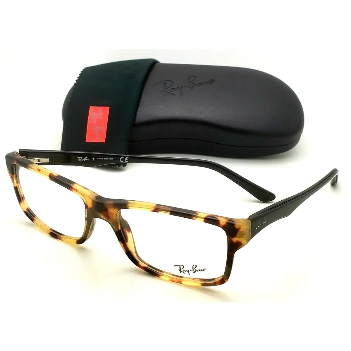 Ray-ban Rx-able Eyeglasses/frames RB 5245 5608 54-17 Tortoise-black Frame